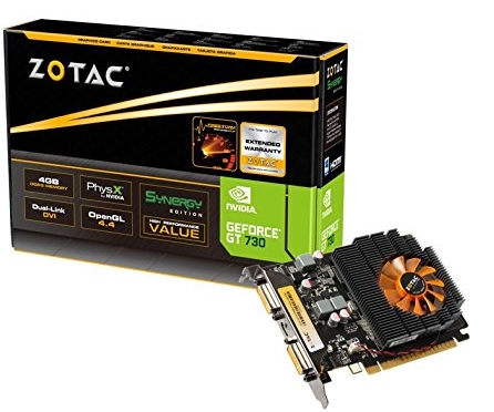 ZOTAC GeForce GT 730 1GB V/H/D グラフィックスボード VD5786 ZTGT730