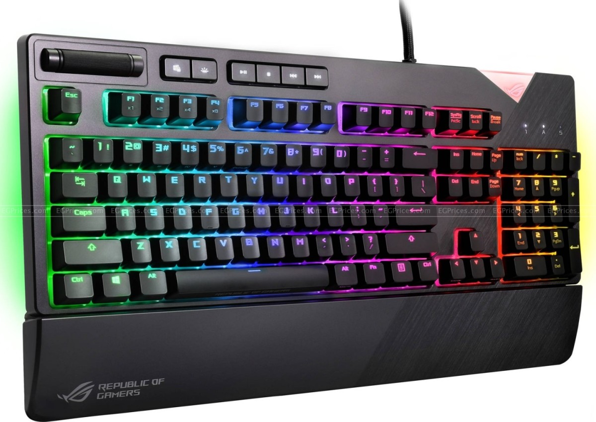 ASUS ROG Strix Flare RGB mechanical gaming keyboard price in Egypt ...