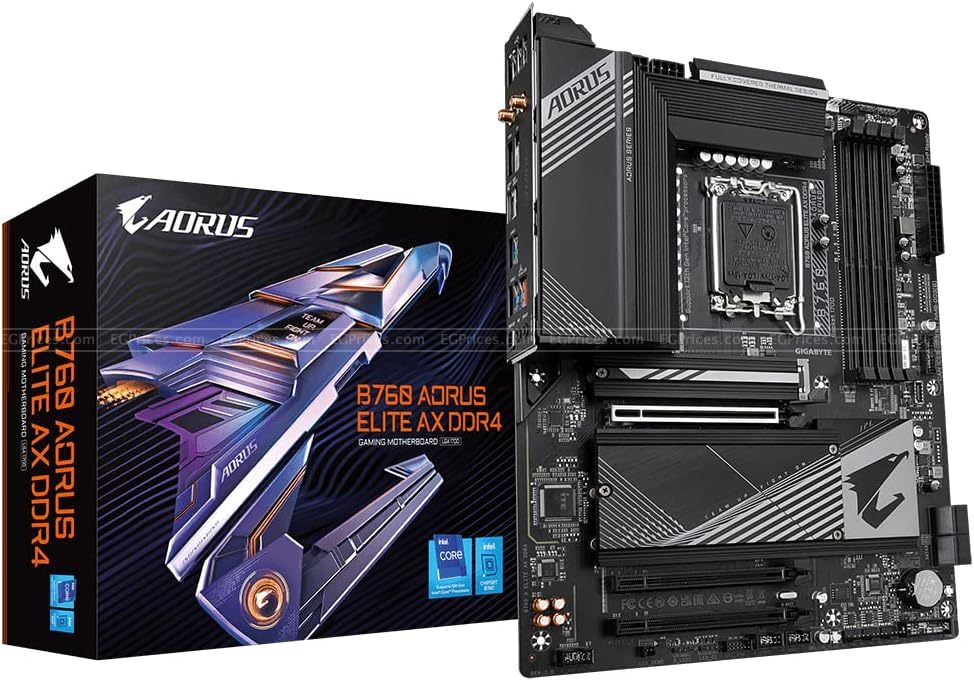 Gigabyte B760 AORUS ELITE AX DDR4 LGA 1700 Motherboard price in Egypt