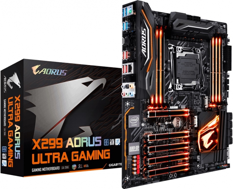 Gigabyte X299 AORUS Ultra Gaming Socket LGA 2066 Motherboard (rev. 1.0 ...