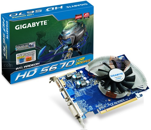 Gigabyte Radeon HD 5670 OC 1GB GDDR5 - Zalman Fan