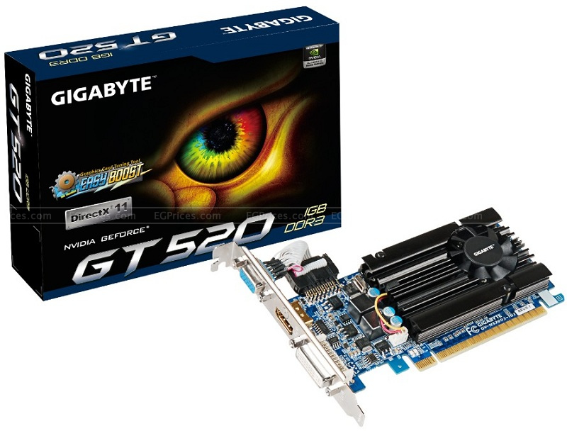 Gigabyte GeForce GT 520 1GB DDR3