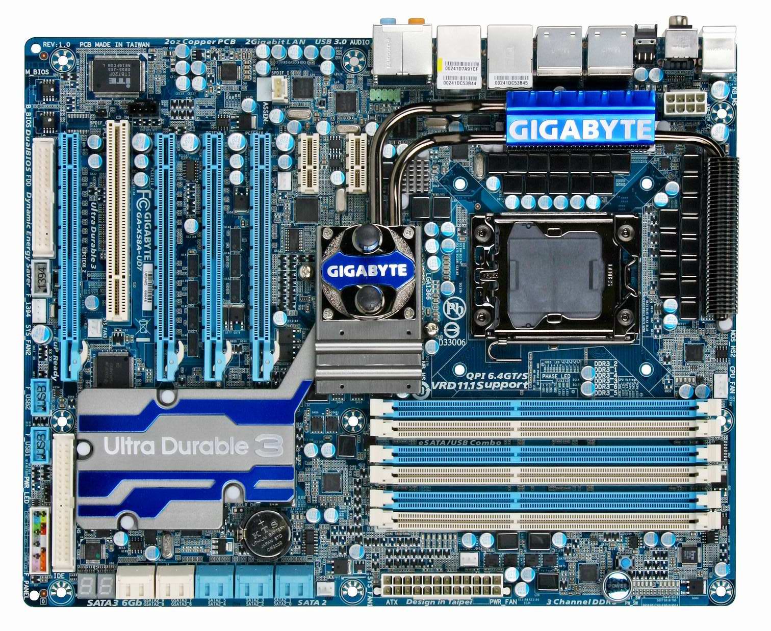 Gigabyte ga x58a ud7 обзор