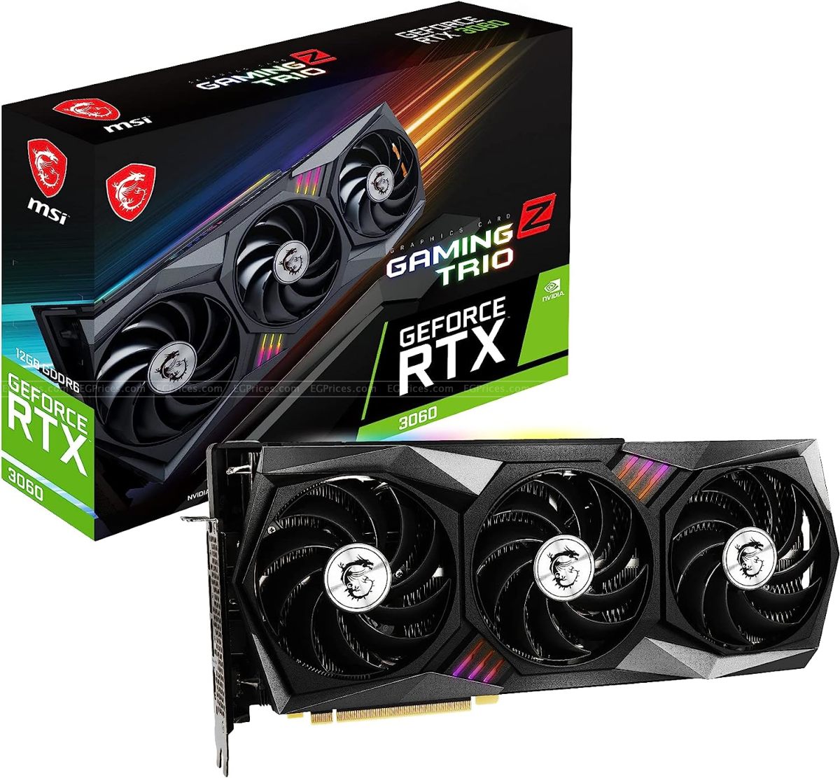 Msi Geforce Rtx 3060 Gaming Z Trio 12gb Gddr6 8516