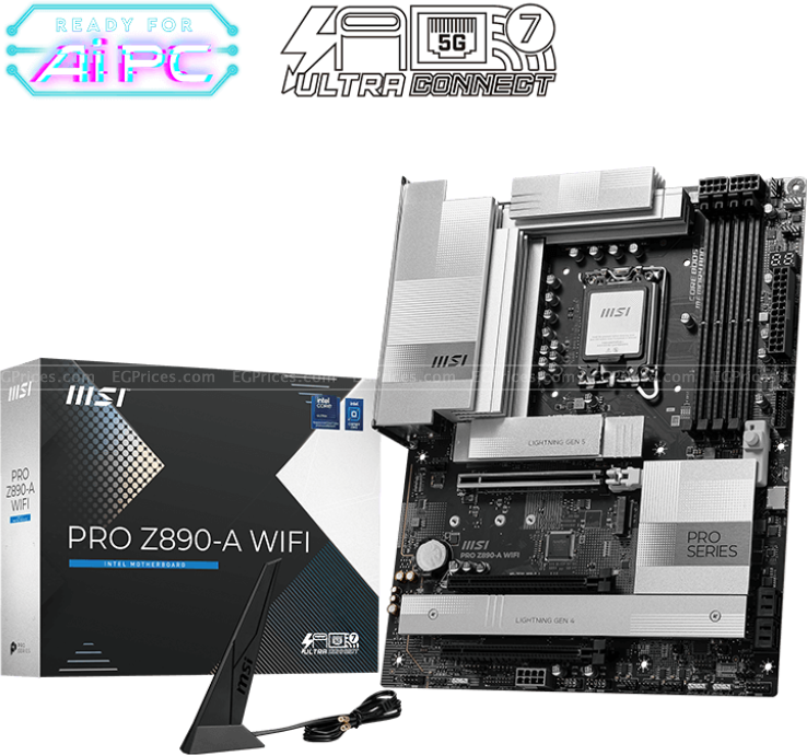 Msi Pro Z890-a Wifi Lga1851 Motherboard Price In Egypt