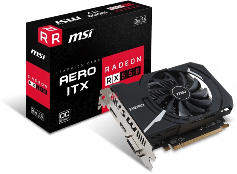 Msi amd radeon rx 550 aero itx oc обзор