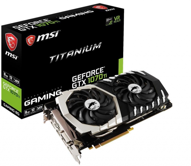 MSI GeForce GTX 1070 Ti Titanium 8GB GDDR5 price in Egypt | EGPrices