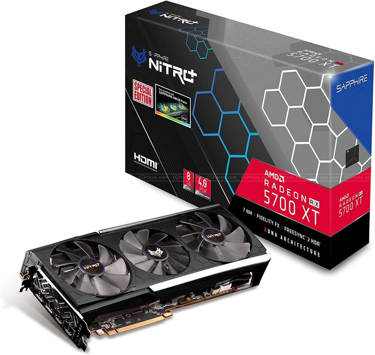 Sapphire Radeon NITRO+ RX 5700 XT 8G GDDR6 price in Egypt