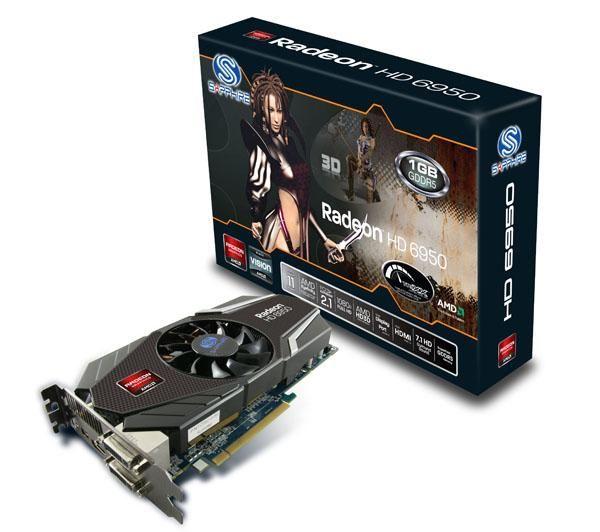 SAPPHIRE AMD Radeon HD 6950 1GB GDDR5