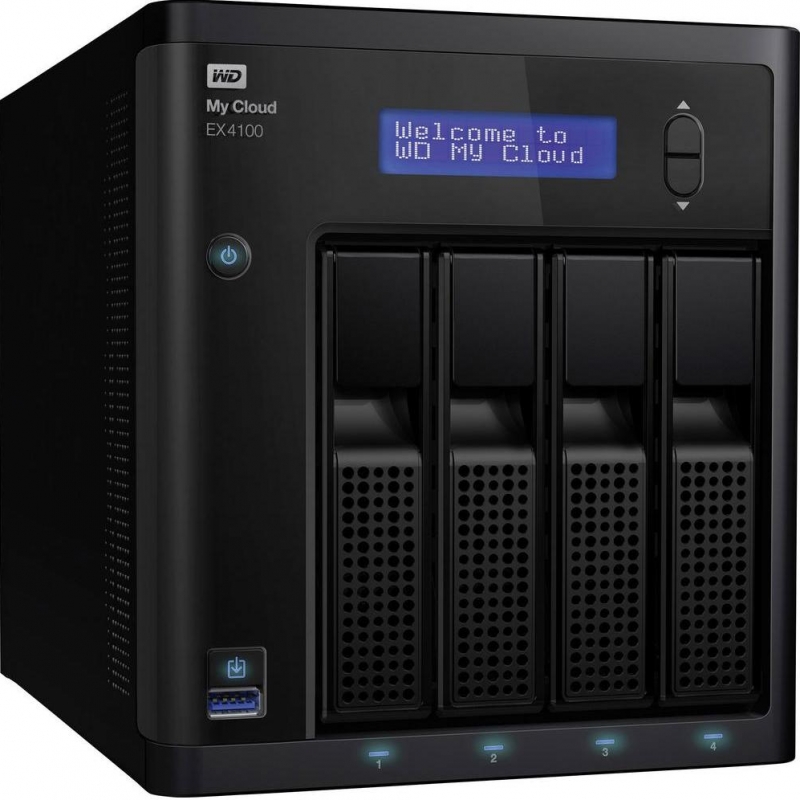 Western Digital My Cloud EXPERT EX4100 WDBWZE0000NBK-EESN Network ...