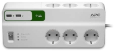 APC PM6U-GR Essential SurgeArrest 6 Outlets With 5V, 2.4A 2 Port USB Charger فى مصر