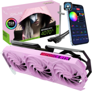 GALAX GeForce RTX 4070 EX Gamer Pink 1-Click OC 12GB GDDR6X in Egypt