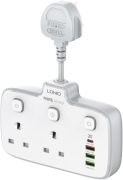 Ldnio SC2413 2 AC Outlets Universal Power Strip in Egypt