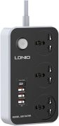 Ldnio SC3412 3 AC Outlets Universal Power Strip in Egypt