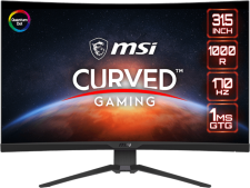 MSI MAG 325CQRF-QD 32 Inch WQHD LED Curved Gaming Monitor in Egypt