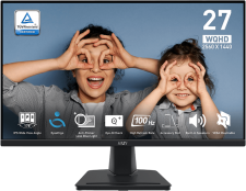 MSI PRO MP275Q 27 Inch WQHD IPS Monitor in Egypt