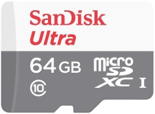 SanDisk SDSQUNS-064G-GN3MN 64GB Ultra microSD UHS-I Class 10 Flash Memory Card in Egypt