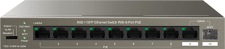 Tenda TEG1110PF-8-102W 9GE 1SFP Ethernet Switch in Egypt